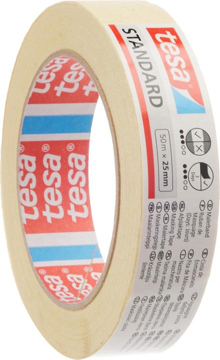 Produktbild tesa Abdeckband 1" 25mm x 50m (25 mm)