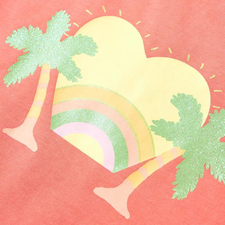 Produktbild vidaXL Kinder-T-Shirt Korallenrosa 128,Material: 95 % Baumwolle. 5 (128)