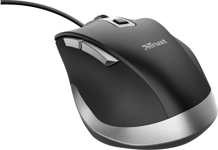 Actual product image Trust Fyda Mouse USB Type-A Optical 5000 DPI right (Cable)