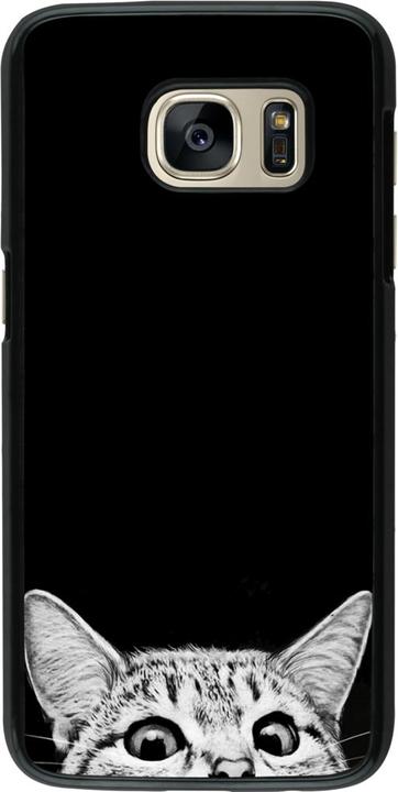 Immagine prodotto PhoneLook Copertina Gatto che guarda in alto nero (Samsung Galaxy S7)