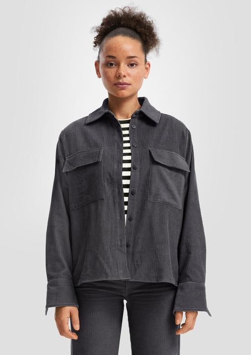 Immagine prodotto s.Oliver Bluse Cord-Overshirt mit Brusttaschen (38)