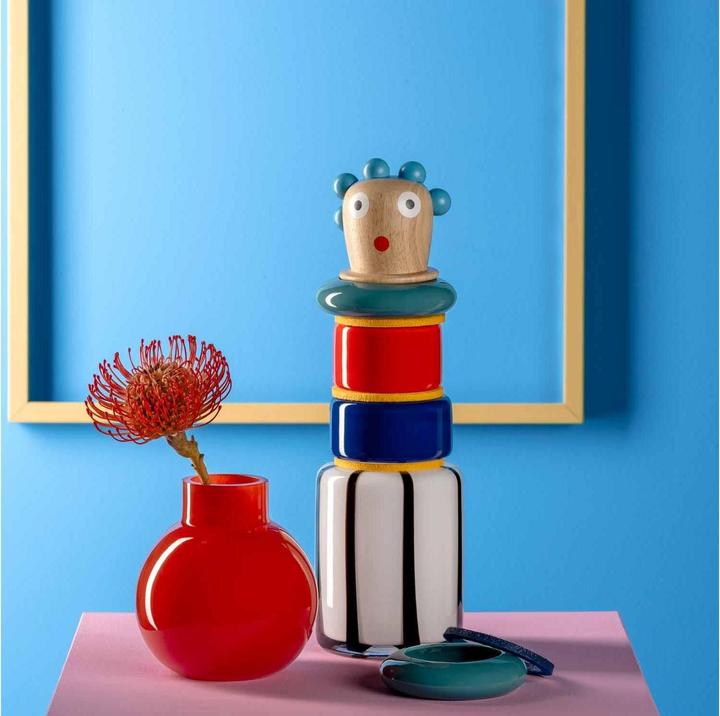 Image du produit Leonardo Vase Buoni Amici Pino 24 cm, Multicolore (1 x, 24 x 13 cm)