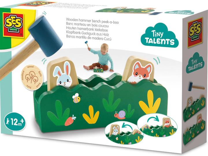 Ses Klopfbank-Guckguck aus Holz