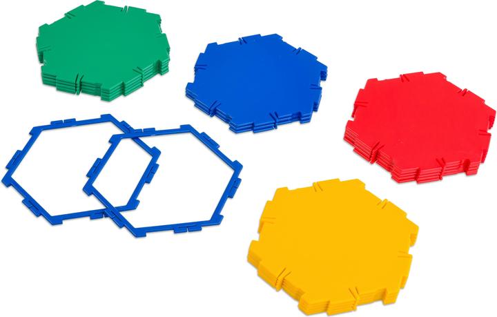 Image du produit Polydron Jeu de 20 hexagones (5 - 7 Années)