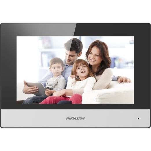 Thumbnail - Hikvision, Klingel + Türsprechanlage, DS-KH6320Y-WTE2 Innenstation 7" 2-Draht (Kabellos)
