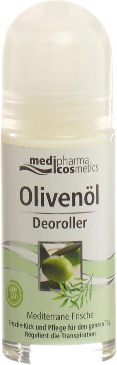 Actual product image Medipharma Olive oil roll-on deodorant Mediterranean freshness (Roll-on, 50 ml)