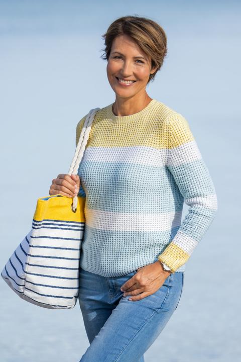Actual product image Compass Damen Colourblocking-Pullover (42)