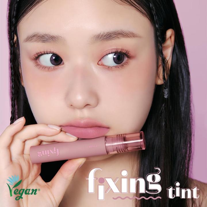 Produktbild Etude House House Fixing Tint 11 Rose Blending Long Lasting High Pigmented Liquid Lipstick Waterproof Lightweigh (11 Rose Blending)