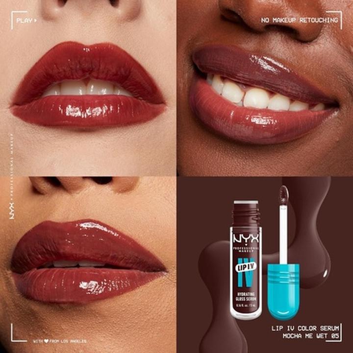 Actual product image NYX Professional Make-Up Lip IV (05 Mocha Me Wet)