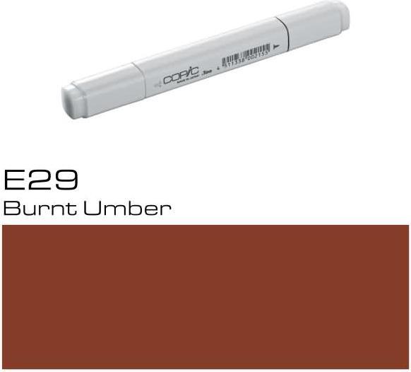 Actual product image Copic Graphic marker Classic type E - 29 (E29 - Burnt Umber, 1 x)