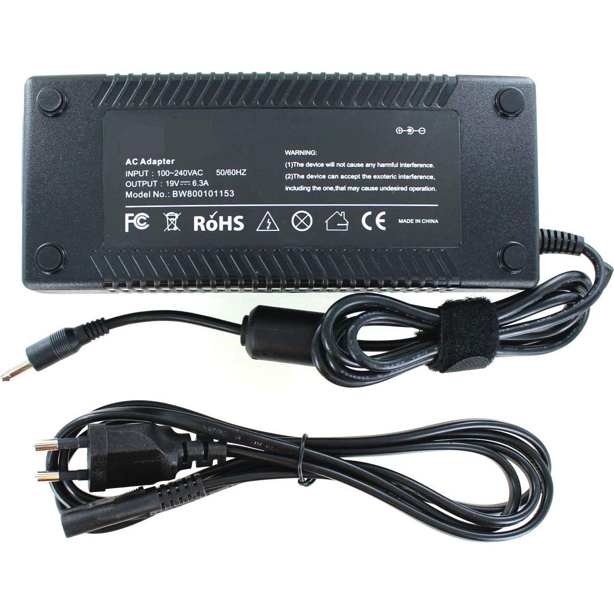 Thumbnail - AGI 80618 - Notebook - Indoor - 100-240 V - 50/60 Hz - Schwarz - AC-an-DC (120 W), Notebook Netzteil, Schwarz