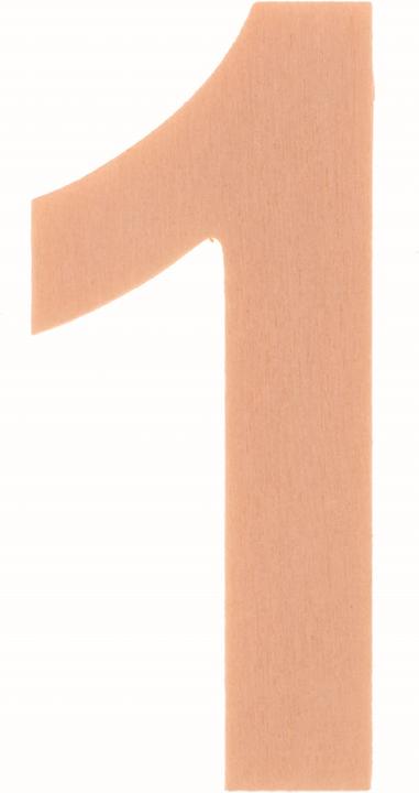 Actual product image Glorex Zahl 1