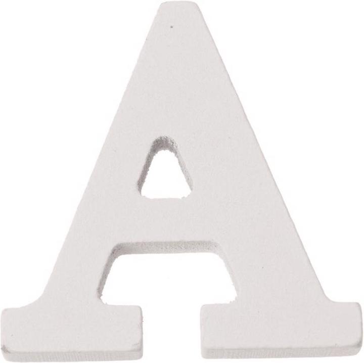 Actual product image Glorex Letter A MDF 5,5x0,9cm 1pc