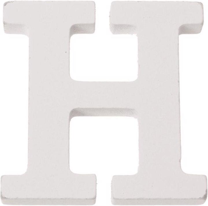 Immagine prodotto Glorex Lettera H MDF 5,5x0,9cm 1pc MDF