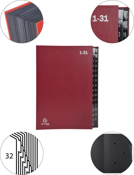 Actual product image Exacompta Folders with pleated spine (A4, 1x)