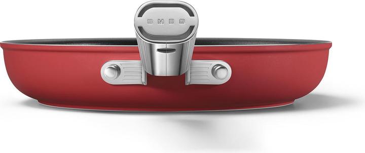 Actual product image Smeg CKFF2601RDM Frying pan Ø 26 cm, red (Frying pan, Aluminium, Stainless steel, 26 x 8.70 cm)