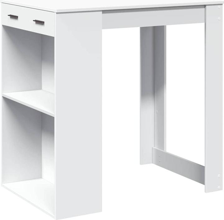 Actual product image vidaXL Bar table Bar table Kitchen table Bistro table Brown oak look