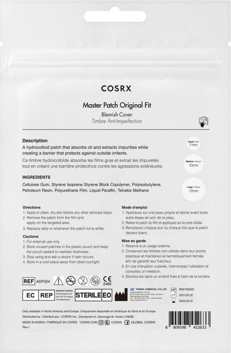 Produktbild Cosrx Master Patch Original Fit