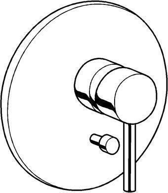 Produktbild Kludi Wannenfüll- und Brause-Einhandmischer BOZZ UP chr chrom