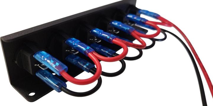 Actual product image Centralsystems Schalterleiste E3712, 6 Schalter, 12 V