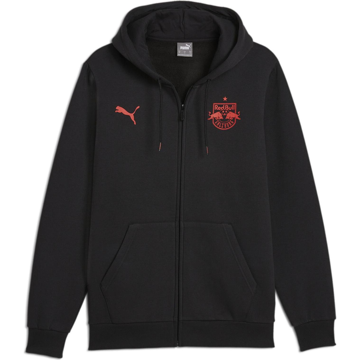 Puma, Herren, Laufjacke, RBS ESS FZ Hooded Jacket FL (S), Schwarz, S