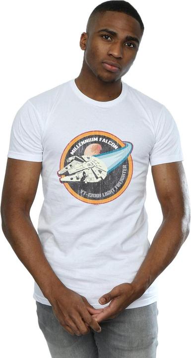 Immagine prodotto Star Wars Millennium Falcon Badge Maglietta Uomo (S)