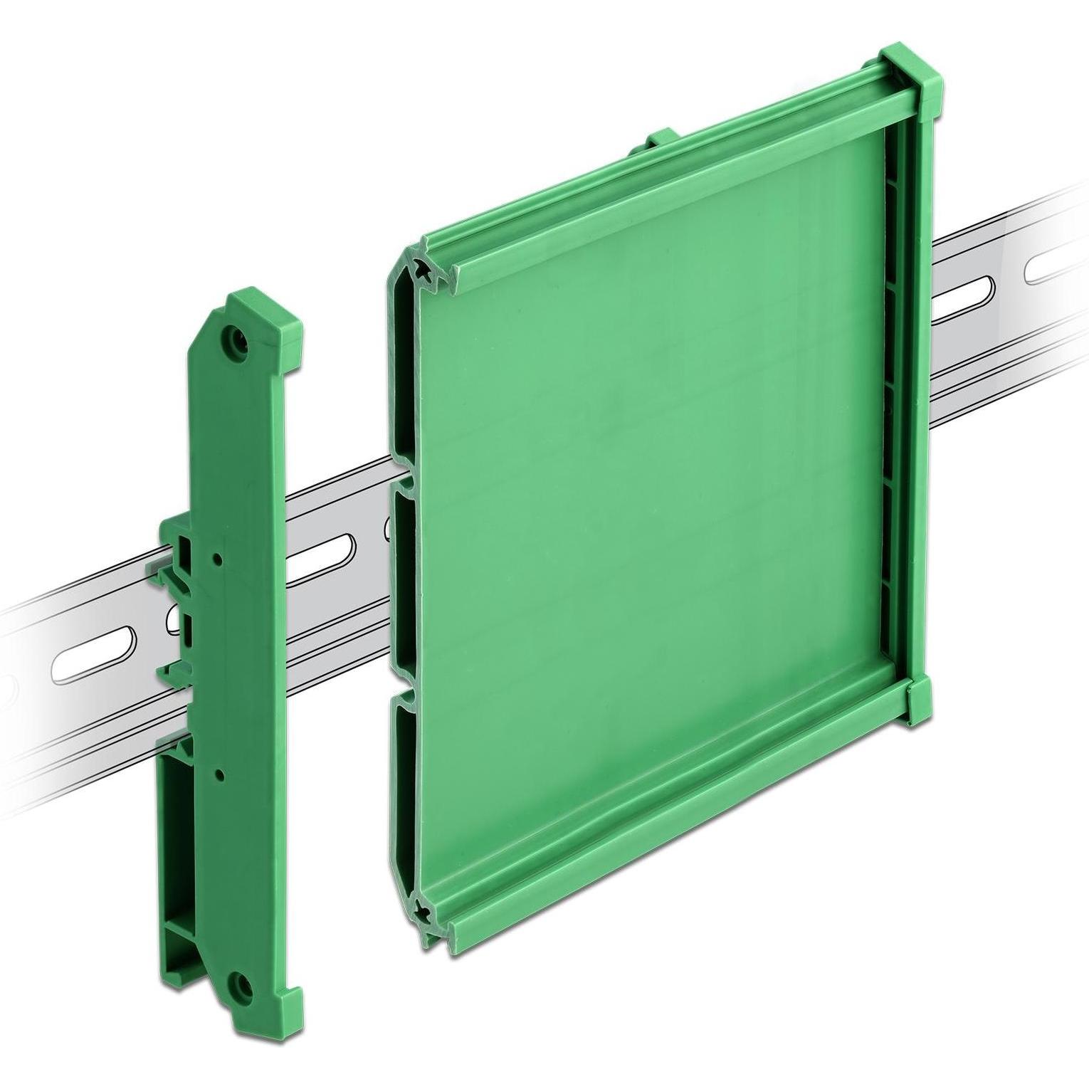 Thumbnail - Delock Platinenhalterung (107 mm) für Hutschiene 10 cm lang (0.10 m), USB Kabel