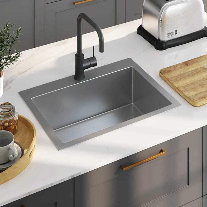 Actual product image vidaXL Küchenspüle (Fitted sink, 44 cm, 59 cm)