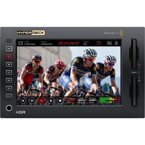 Blackmagic HyperDeck Extreme 8K HDR (Monitor), Video Zubehör, Schwarz