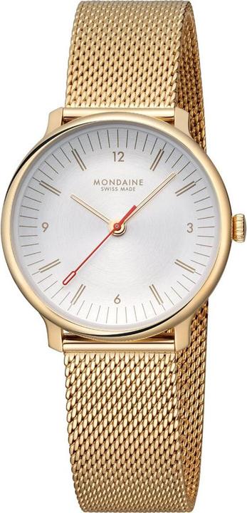 Immagine prodotto Mondaine MLE.33111.SM Orologio da donna Doppio 33mm (Orologio da polso analogico, Fatto in Svizzera, 33 mm)
