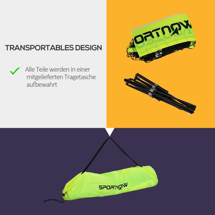 Produktbild SportNow Badmintonnetz Metall, Oxfordstoff Gelb