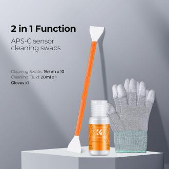 Actual product image K&F Concept 16mm Double-headed CMOS APS-C Format Sensor Cleaning Kit