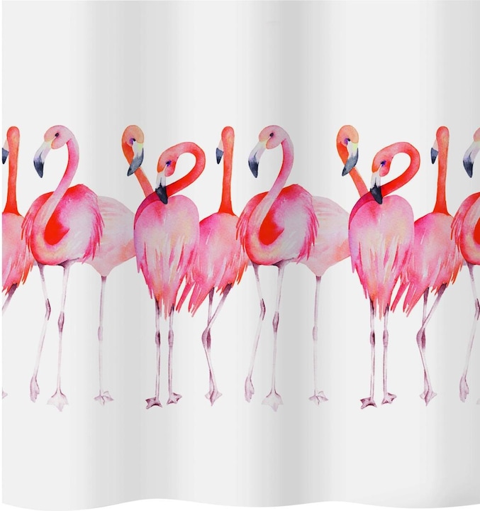 Image du produit Diaqua Rideau de douche textile Flammant (240 x 180 cm)