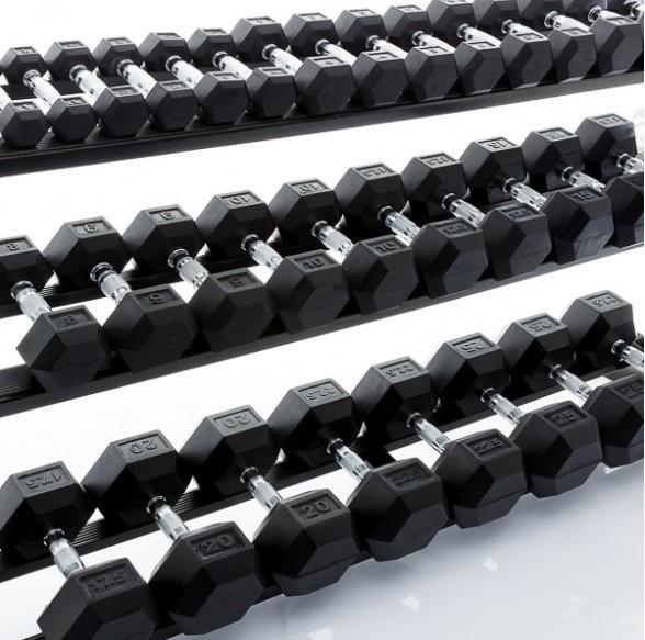 Actual product image Muscle Power Dumbbell Rack Three Tier