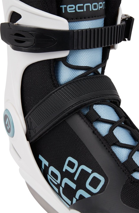 Actual product image Tecnopro Phoenix 2.0 women's skate (size: 38.0, 900 black/teal) (38)