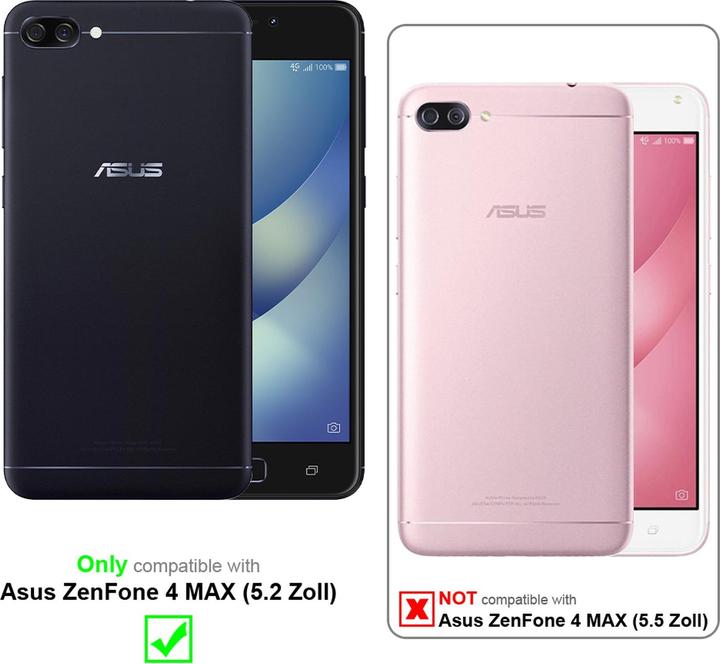 Productafbeelding Cadorabo Boek Onzichtbare Magneethoes (Asus Zenfone 4 Max)