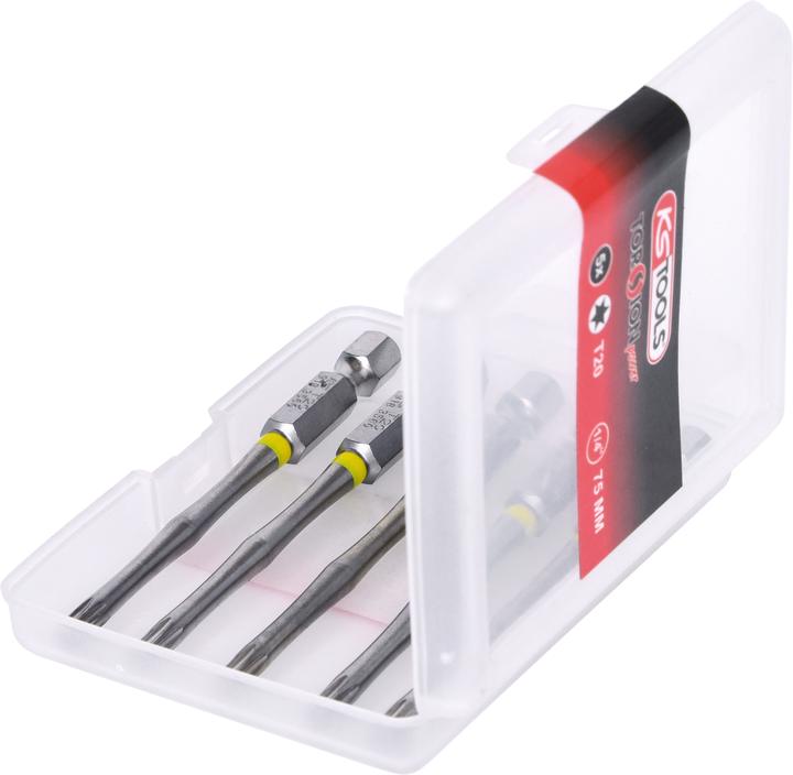 Actual product image KS Tools 1/4" TORSIONpower Bit, length 75 mm (Hexagon socket TX)