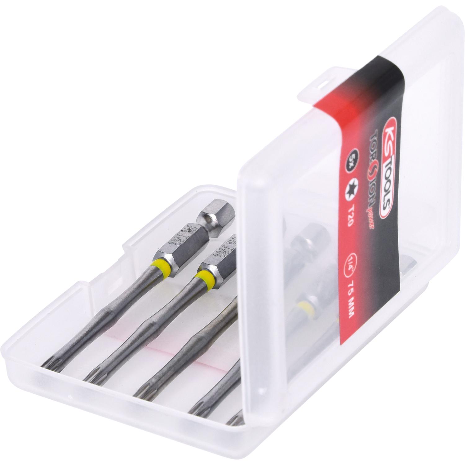 Thumbnail - KS Tools, Bits, 1/4" TORSIONpower Bit, Länge 75 mm (T20)