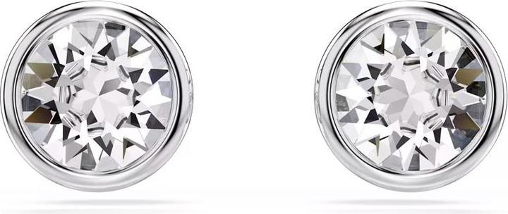Immagine prodotto Swarovski Orecchini con perno in ambra taglio rotondo bianco (Metallo Swarovski)