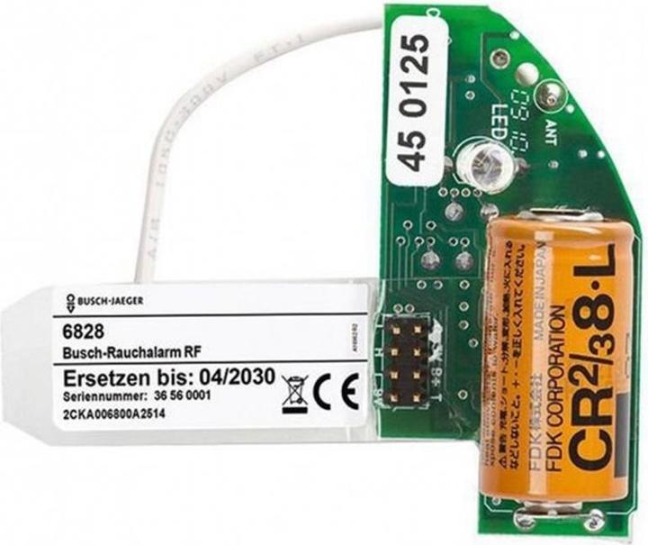 Actual product image Busch-Jaeger Alarm module RF for smoke detector 6833/01-84
