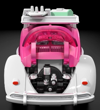 Produktbild Mattel Hot Wheels Red Line Club - VW Exclusive sELECTIONs Kawa-Bug-A