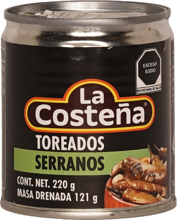 La Costeña Chiles Serranos Toreados (220 g)