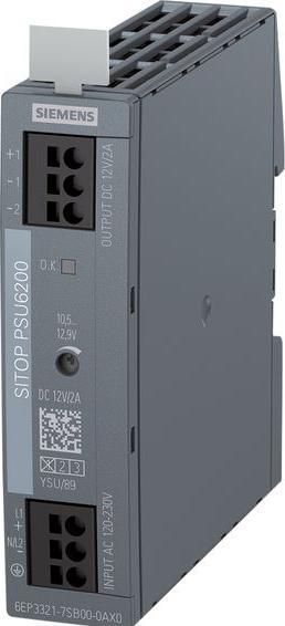 Produktbild Siemens DIN Rail Power Supply 12V 2A 24W