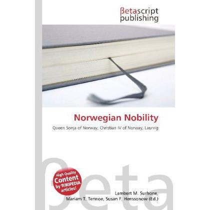 Norwegian Nobility, Fachbücher