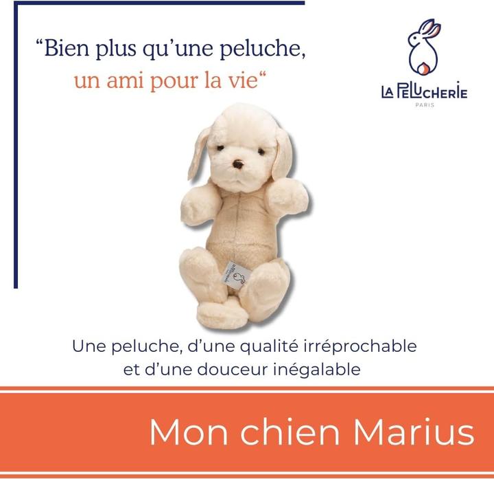 Immagine prodotto La Pelucherie Cane di Peluche Labrador Marius (30 cm)