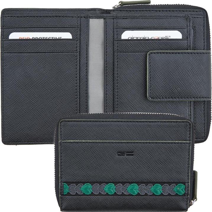 Actual product image Giorgio Carelli Damen Reissverschluss-Börse, Valentin