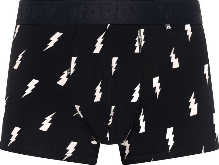Image du produit Happy Socks 3-Pack Black and White Short Boxers (L, Lot de 3)