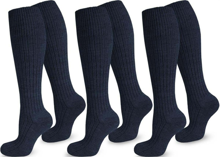 Actual product image Normani 3 pairs of outdoor knee socks ARMY (pack of 3, 39 - 42)