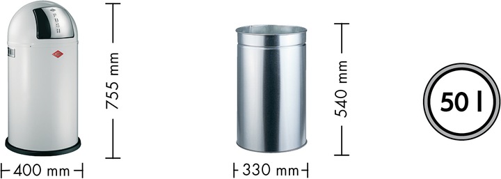 Image du produit Wesco Pushboy (50 l)
