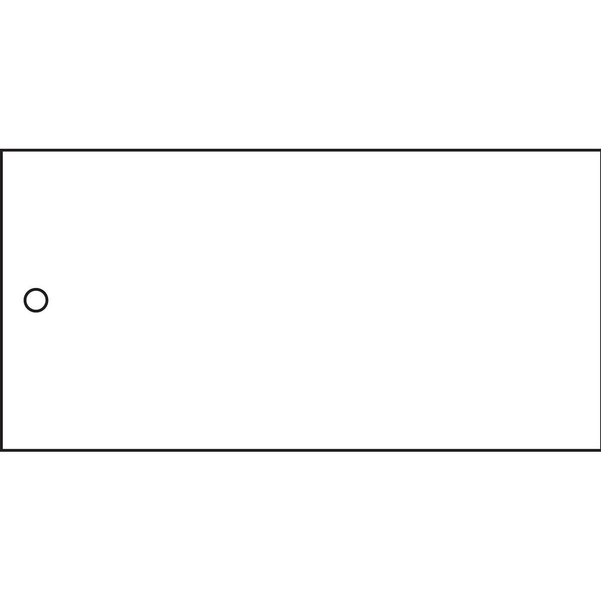 Brady Quality & Material Control (TAG-F-BLANCO WIT-75X150MM)